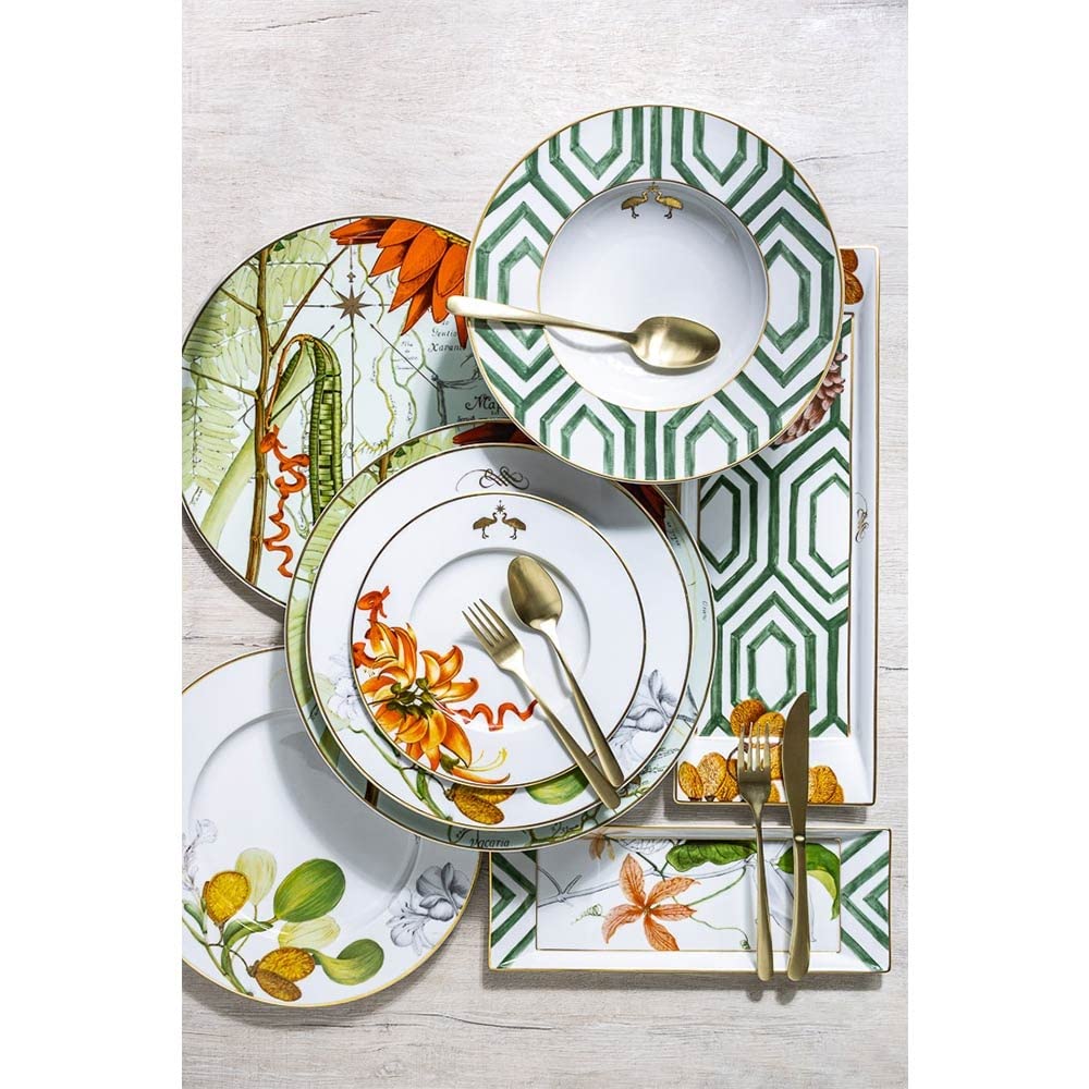 Vista Alegre Amazonia Decorative Charger Plate - Elegant Dinnerware for Formal Dining & Special Occasions | Perfect for Weddings, Holidays & Fine Dining Decor