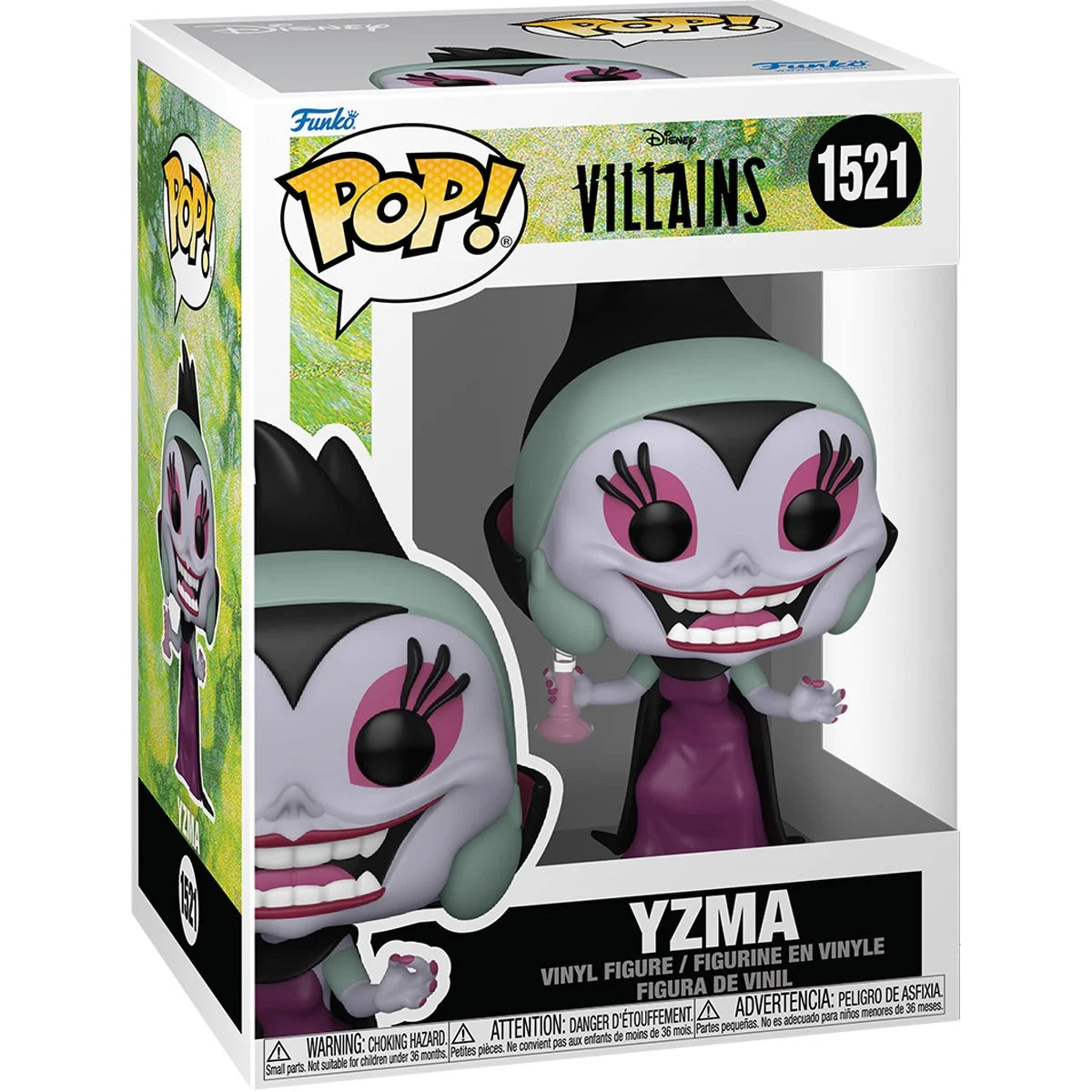 Disney Villains Yzma Funko Pop! Vinyl Figure #1521 - Collectible Toy for Disney Fans, Perfect for Display & Gifts