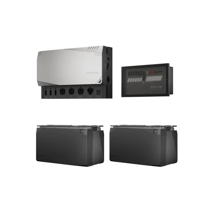 EcoFlow 10kWh Solar Power Kit - Portable Home Battery Backup for Off-Grid Living, Emergency Power & RV Camping