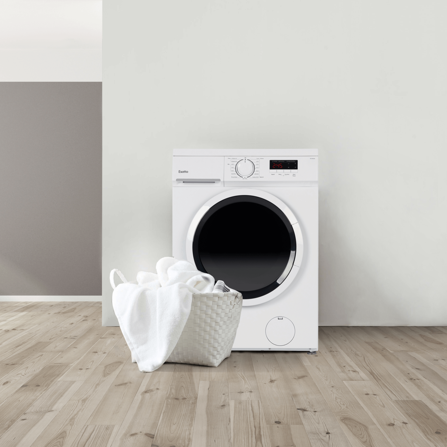 Esatto 8kg Front Load Washing Machine - Energy Efficient, Quiet Operation, Large Capacity (EFLW800) - Perfect for Apartments, Small Homes & Laundry Rooms | Online Exclusive