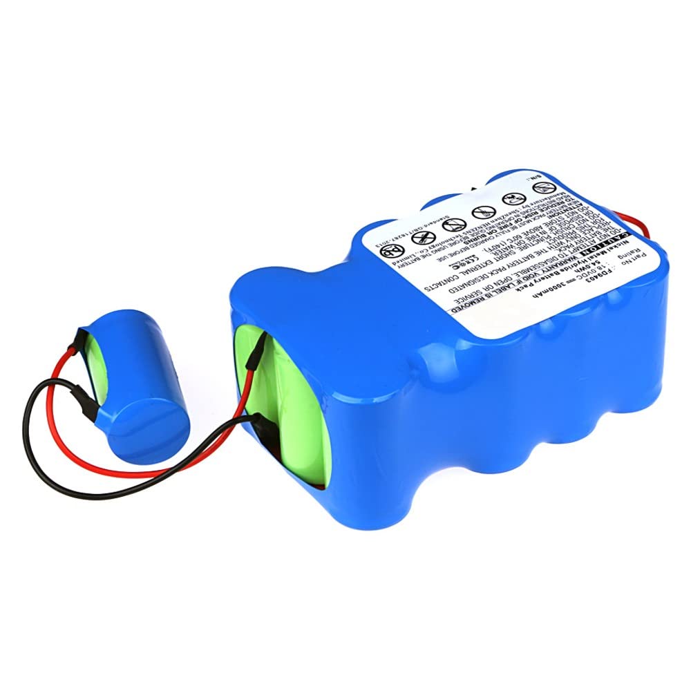Synergy Digital 18V 3000mAh Ni-MH Replacement Battery for Bosch BBHMOVE4/01 Vacuum Cleaner - Compatible with Bosch 00751993, 751993, FD9403 Models | High Capacity Power Supply for Home Cleaning & Car Detailing