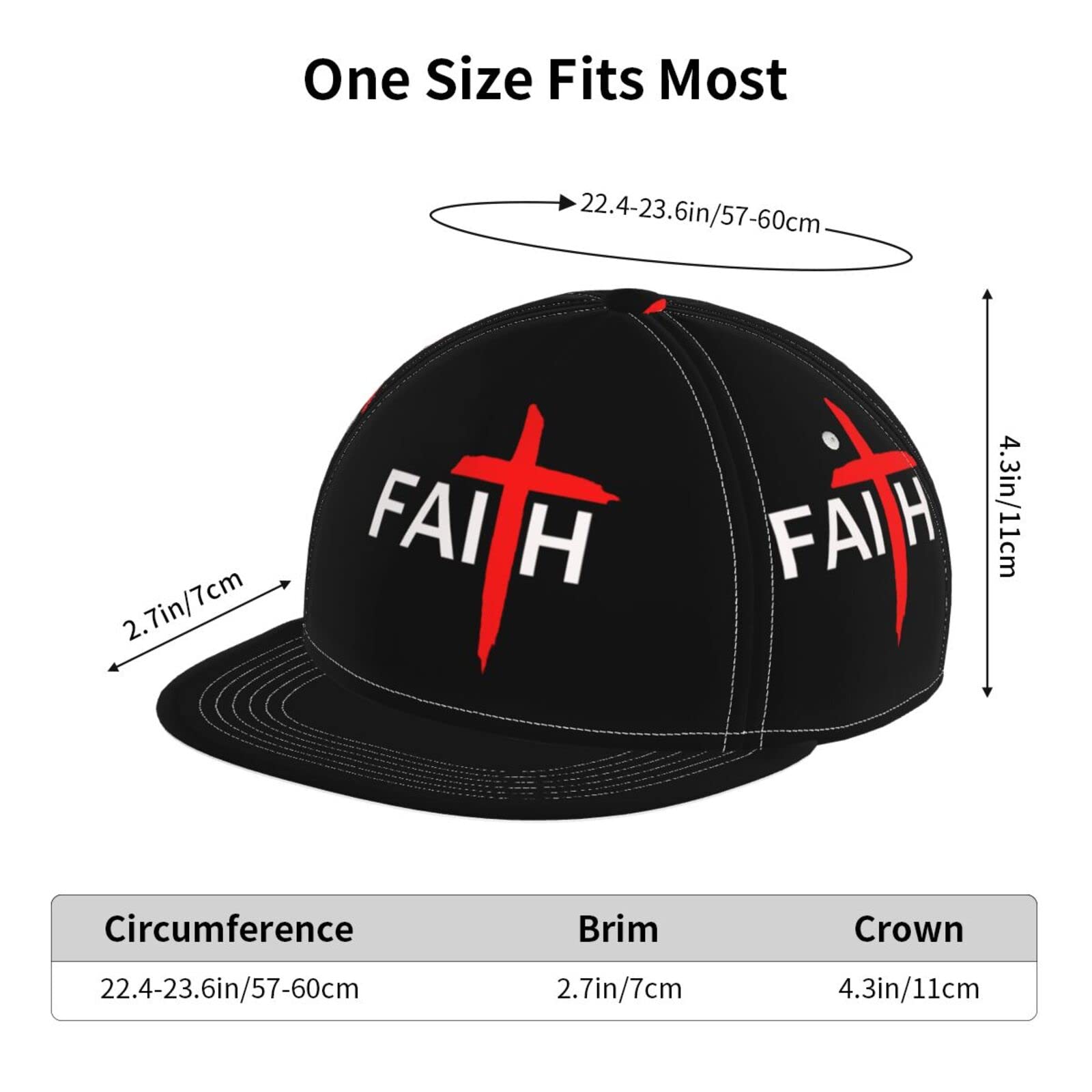 DARLEKS Flat Bill Brim Baseball Cap - Adjustable Hip Hop Trucker Hat for Men & Women - Stylish Snapback Hat for Streetwear, Hip Hop Fashion, and Outdoor Activities