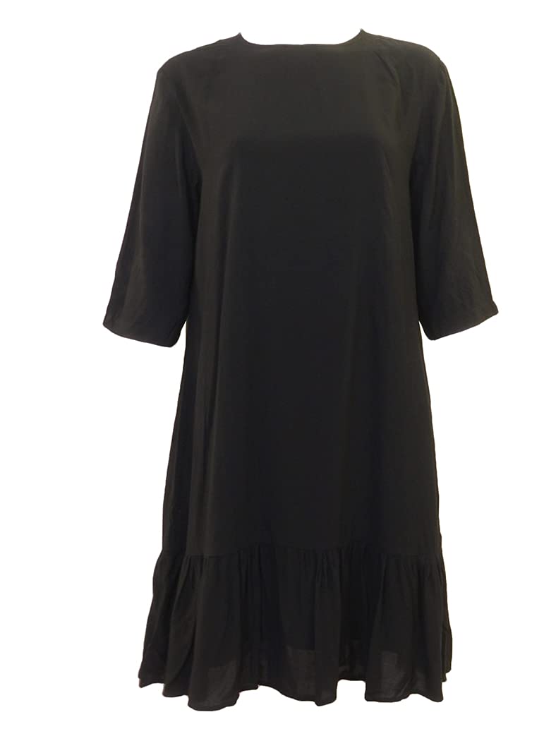 Hard Tail Women's All Day Ruffle Bottom Dress (Style: RV-62) | Comfortable Casual Summer Dress for Outdoor Activities, Beach, and Daily Wear