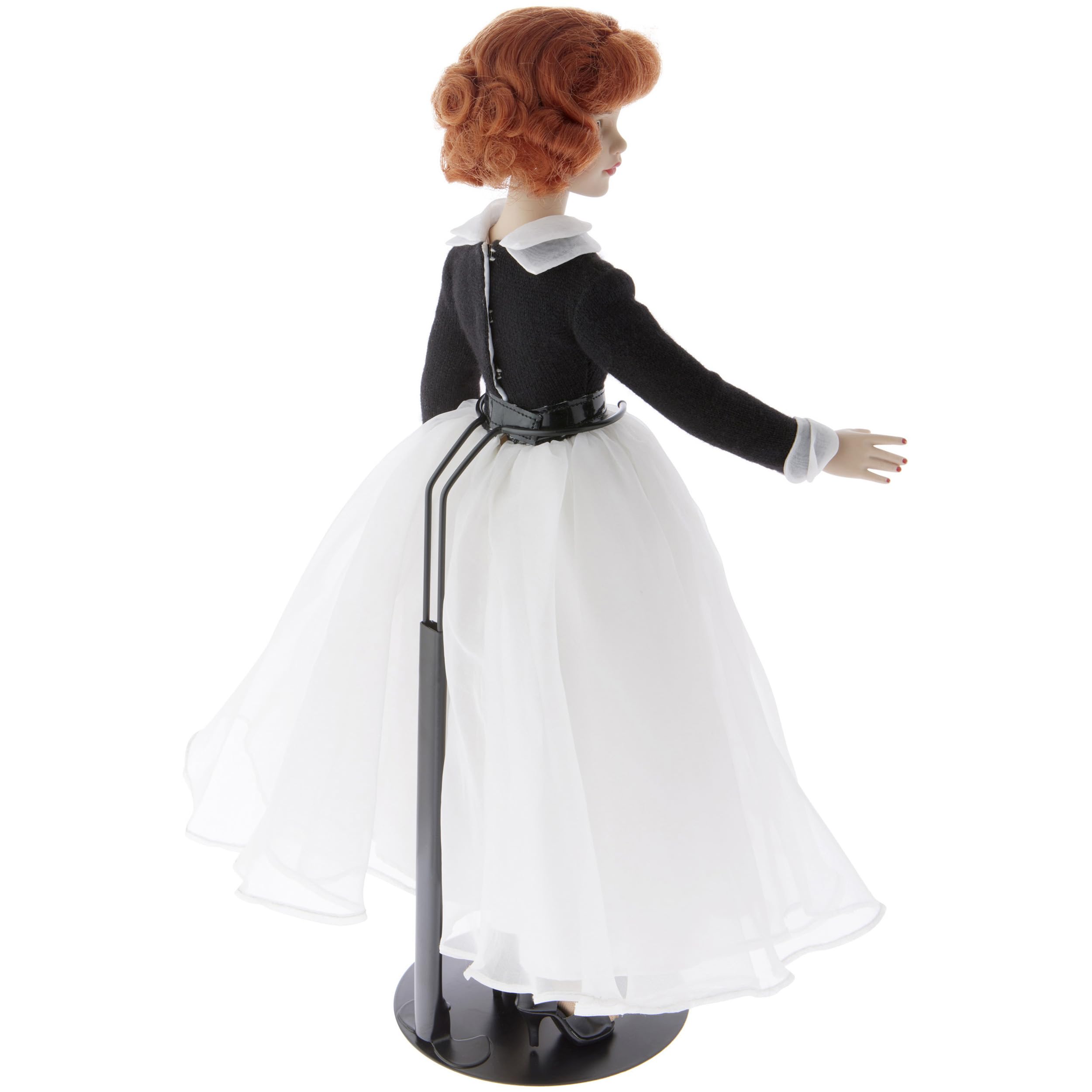 Plymor DSP-10B Black Adjustable Doll Stand - Fits 16-24 Inch Dolls & Action Figures (2.5-3.5
