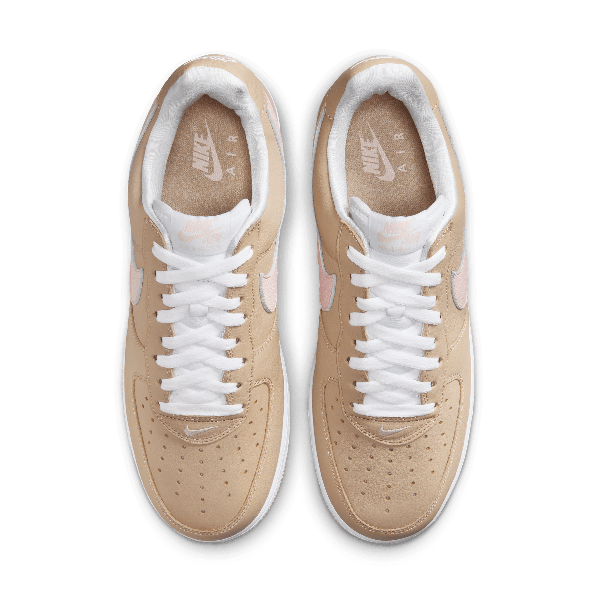 Nike Air Force 1 Low Retro Linen Sneakers - Classic White Casual Shoes for Men & Women | Perfect for Streetwear, Everyday Wear & Sneaker Collection