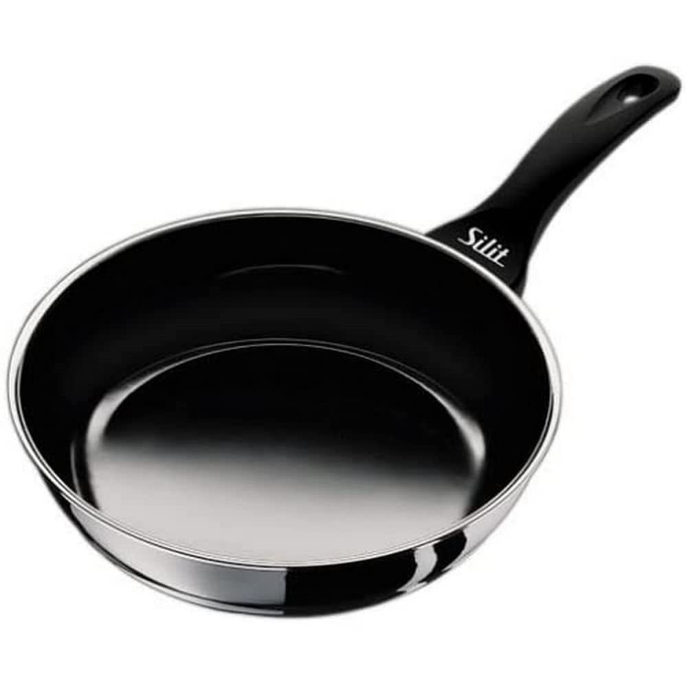 Silit Professional Nonstick Frying Pan - 10-Inch Medium Black Skillet for Perfect Sautéing & Frying | Ideal for Home Cooking, Restaurant Use & Camping Trips