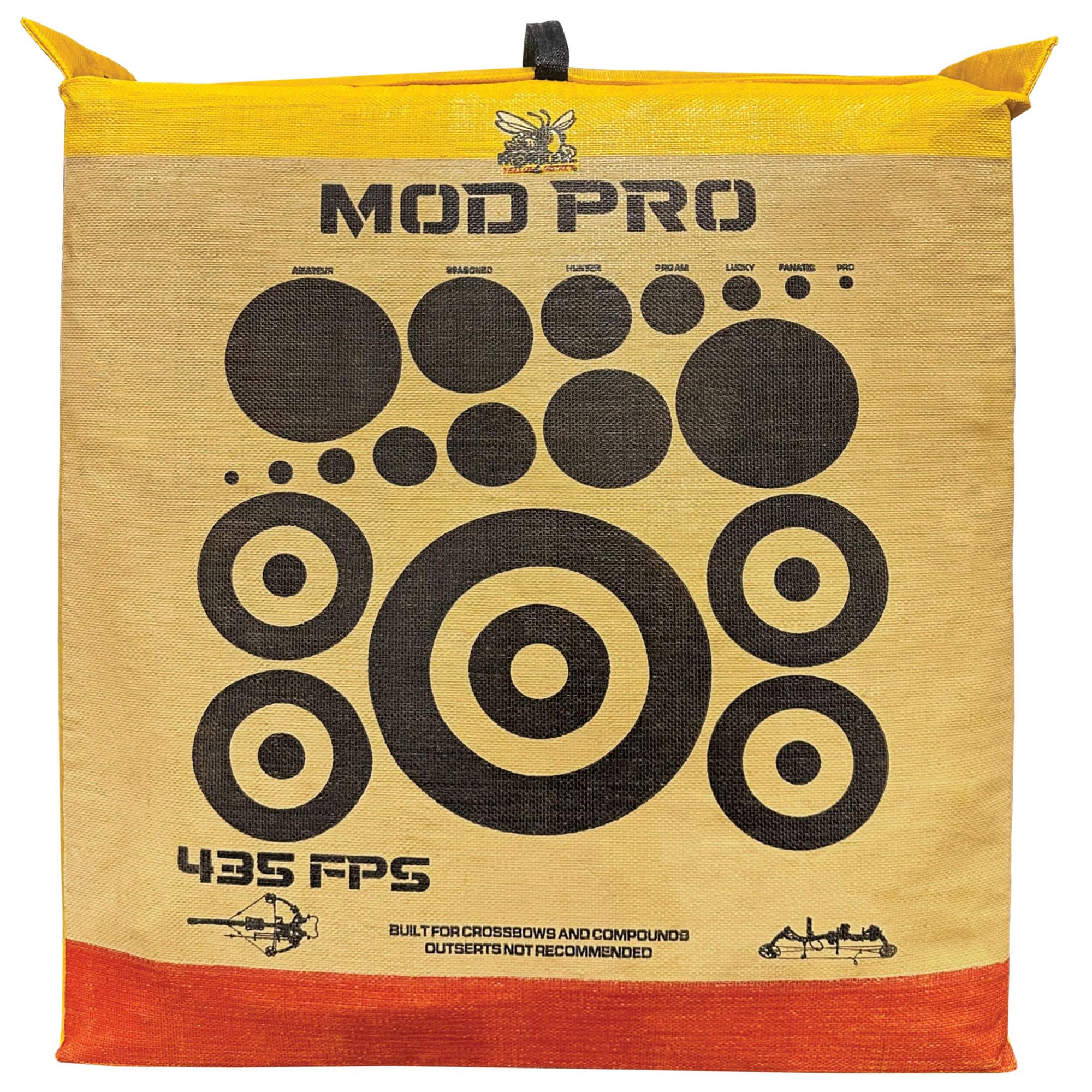 Morrell Yellow Jacket MOD Pro Archery Target - 2 Pack with E-Z Tote Handle, MOD Pro Tuning for Compound & Traditional Bows | High Precision Wrap for Outdoor Hunting & Target Practice