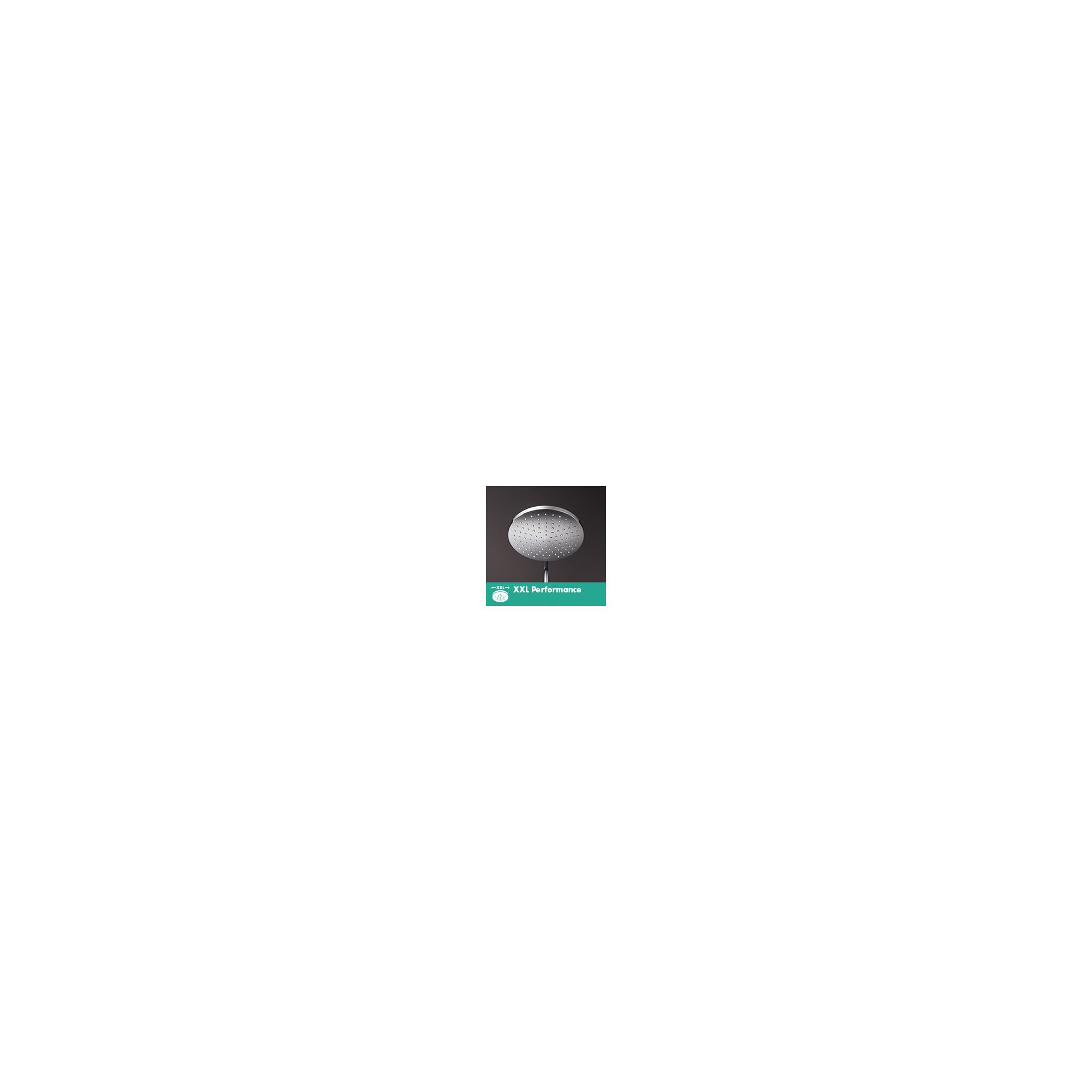 Hansgrohe Vernis Blend Shower Set 2.5 GPM - Matte Black 1-Spray Full Shower Trim Kit (Model 04955670) | Modern Bathroom Upgrade for Luxurious Rainfall Shower Experience
