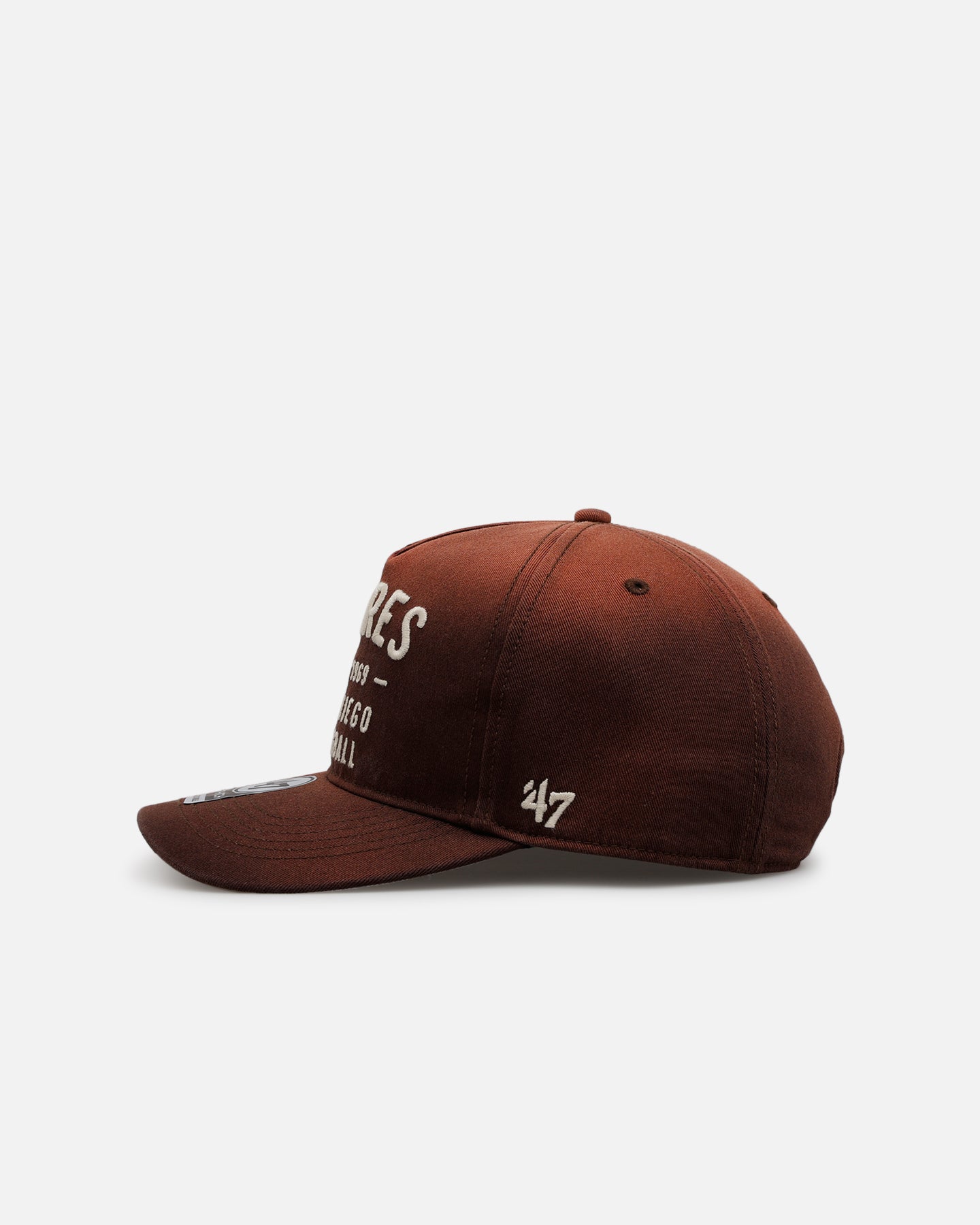 47 Brand San Diego Padres 'Dusted' 47 Hitch Snapback Brown Hat - Adjustable Baseball Cap for Men & Women - Perfect for Sports Games, Outdoor Activities & Casual Wear