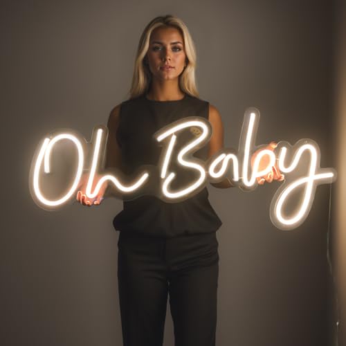 Super Large Oh Baby Neon Sign