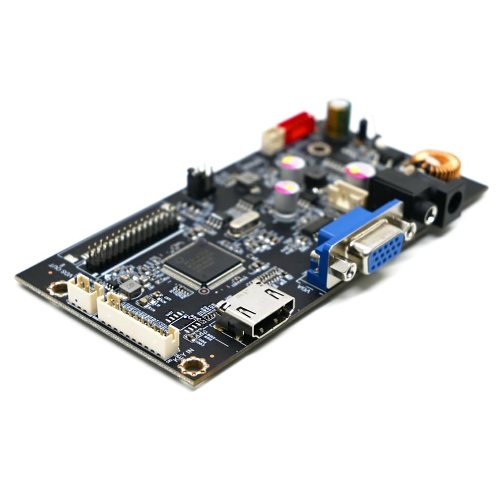 Guihydur Wide Temperature LCD Driver Board - VGA+ Input Compatible Display Driver Module & Motherboard for Industrial Displays, Digital Signage, and Control Panels