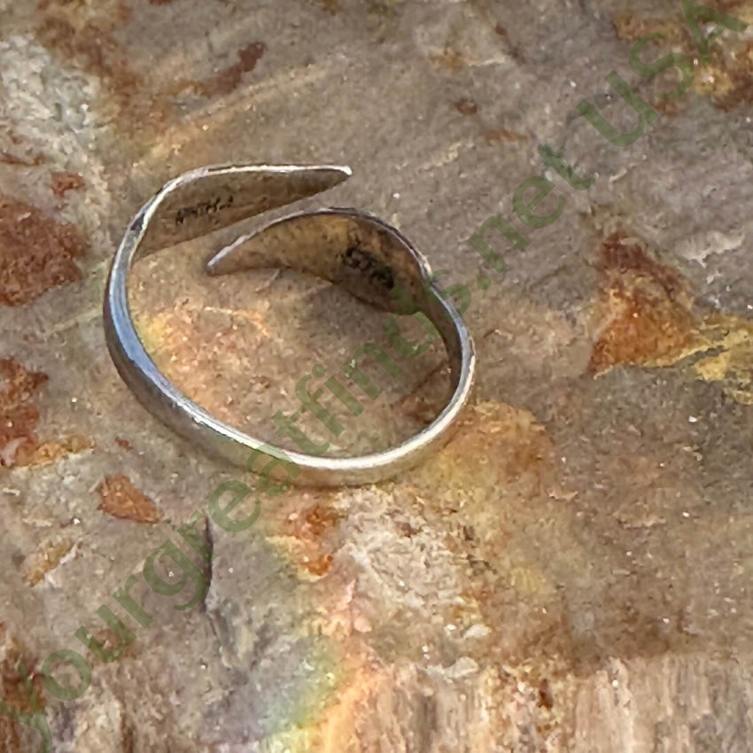 Tiny Child's Sterling Silver Double Feather Ring 2.5 - Dainty Adjustable Kids Jewelry for Special Occasions & Gifts