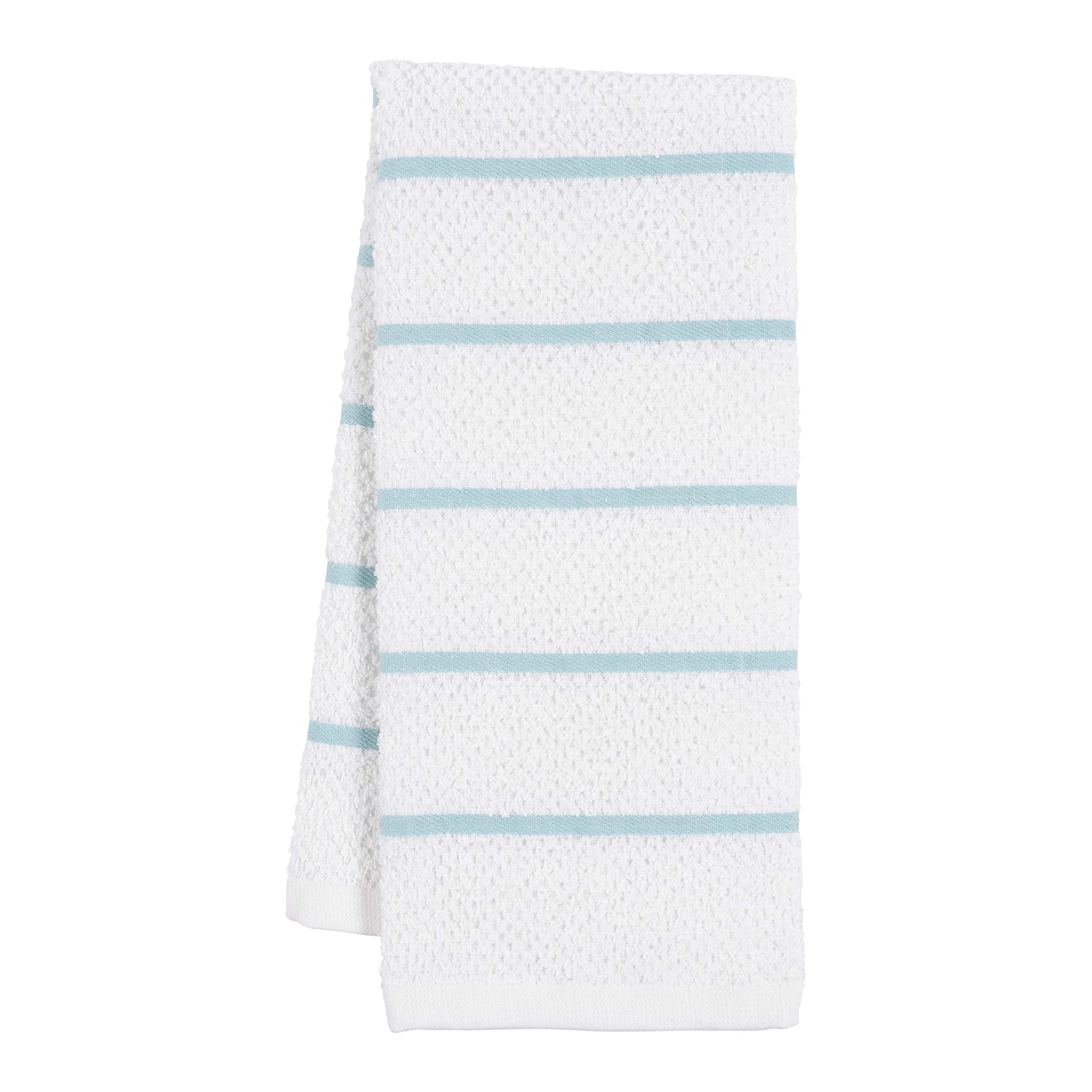 KAF Ayesha Curry Kitchen Towel Set - 6 Pack Aqua for Cooking & Cleaning