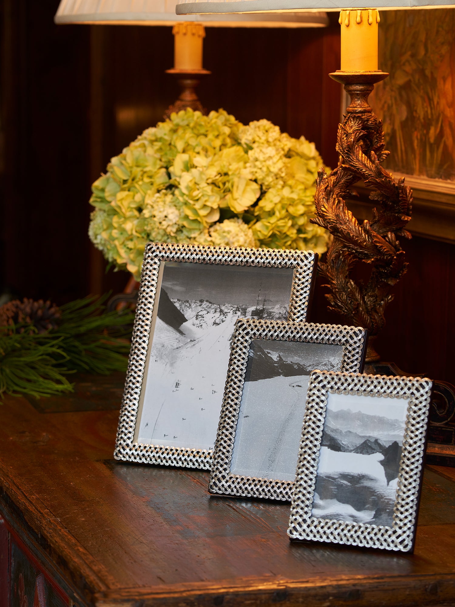 8x10 Platinum Braid Frame - Elegant Photo Display for Weddings, Anniversaries & Home Decor