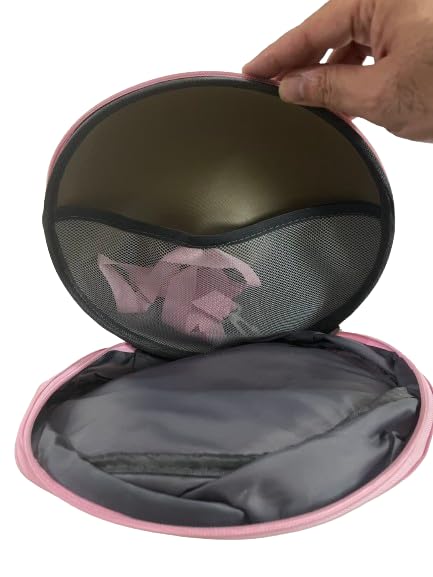 SHREECHALES Pink Donut Shaped Backpack for Kids - Cute Unisex School Bag for Boys & Girls, Durable Lunchbox Carrier & Party Favor Gift (Pack of 1) - Perfect for School, Travel & Birthday Parties
