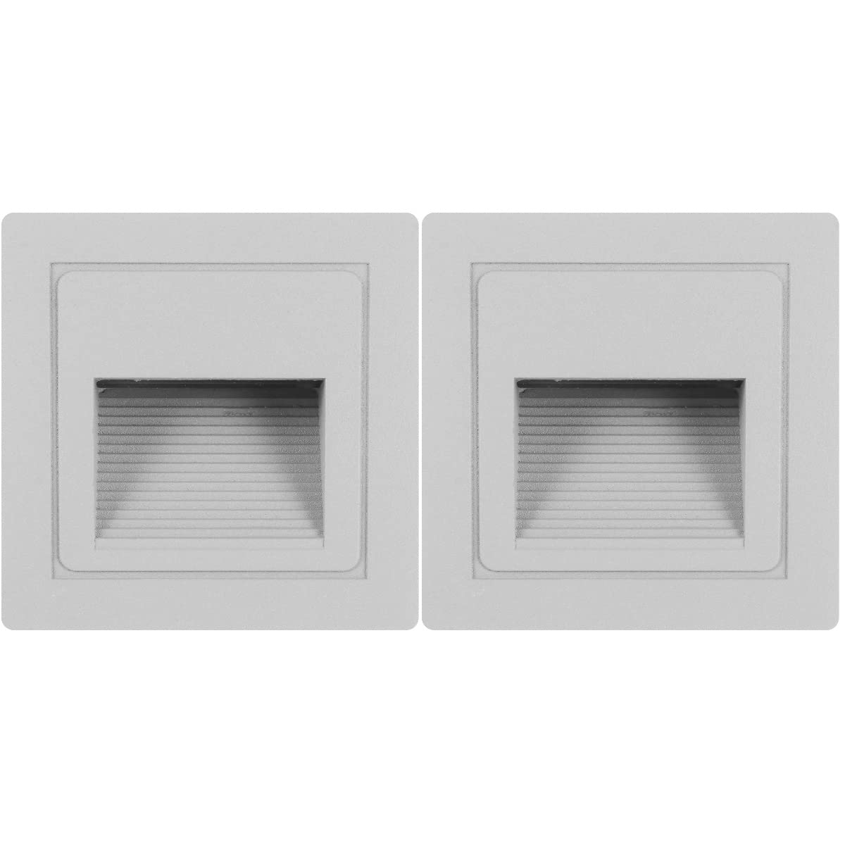 Balacoo 2-Pack Solar LED Step Lights - Waterproof Outdoor Stair Lighting for Steps, Deck, Fence & Railing - Indoor/Outdoor Use - Perfect for Patio, Garden, Walkway & Staircase Safety Lighting