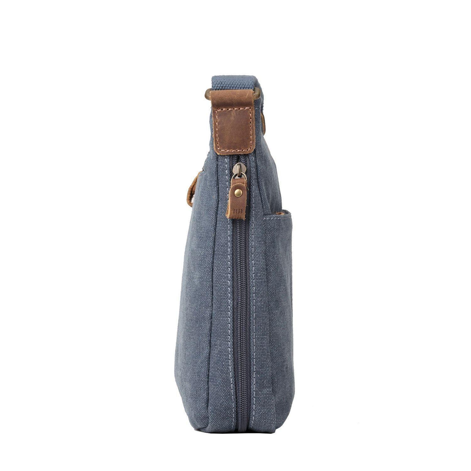 Troop London Classic Canvas Crossbody Bag for Men & Women - Stylish & Durable Shoulder Bag for Travel, Work & Everyday Use
