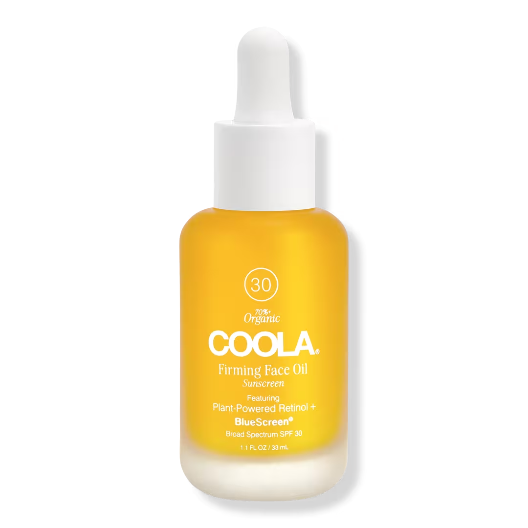 COOLA Firming Face Oil SPF 30 - Organic Anti-Aging Facial Moisturizer with Sun Protection | Perfect for Daily Skincare & Outdoor Activities