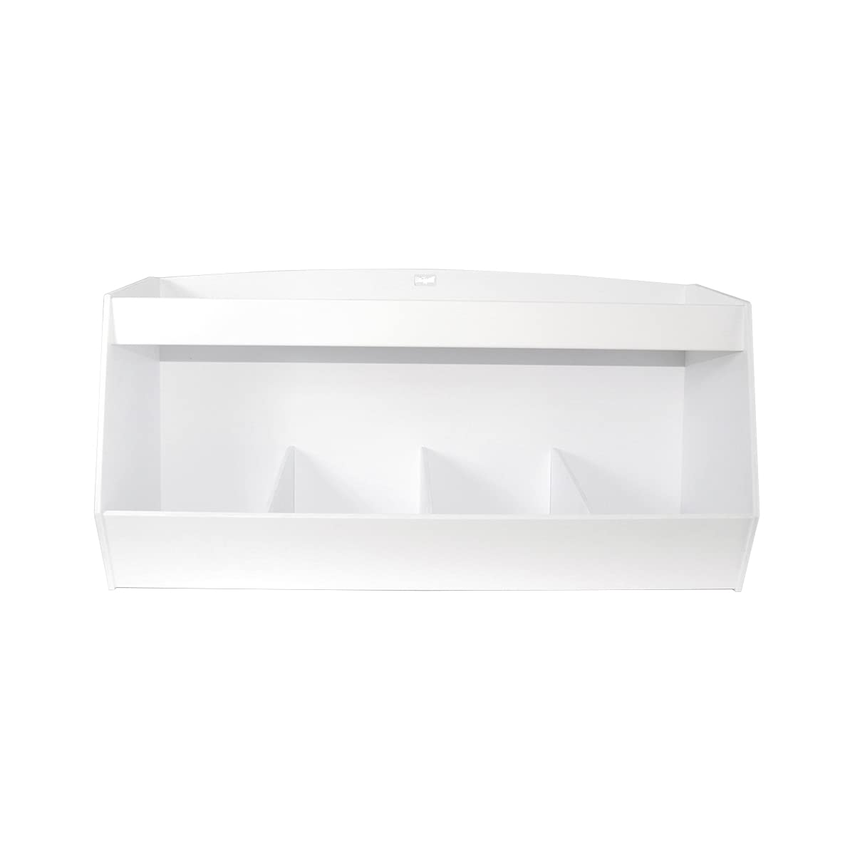TrippNT 4-Bin Lab Storage Shelf - Durable Plastic Organizer for Science Labs, Classrooms & Home Use - Perfect for Storing Chemicals, Tools & Supplies