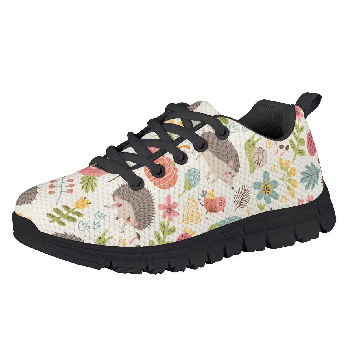 NETILGEN Boys Girls Running Shoes - Breathable Knit Mesh Lace-Up Sneakers for Kids, Lightweight Tennis & Sports Shoes for Little & Big Kids - Perfect for School, Play & Outdoor Activities