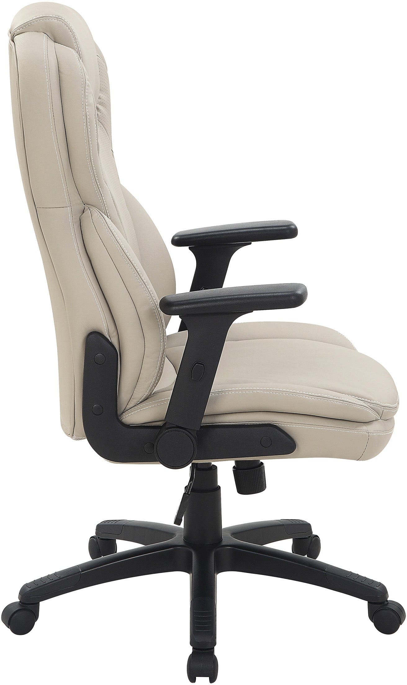 Premium Office Star Exec Bonded Leather Office Chair with Adjustable Height & Flip Arms [EC91150] - Ergonomic Desk Chair for Home Office & Executive Workspaces