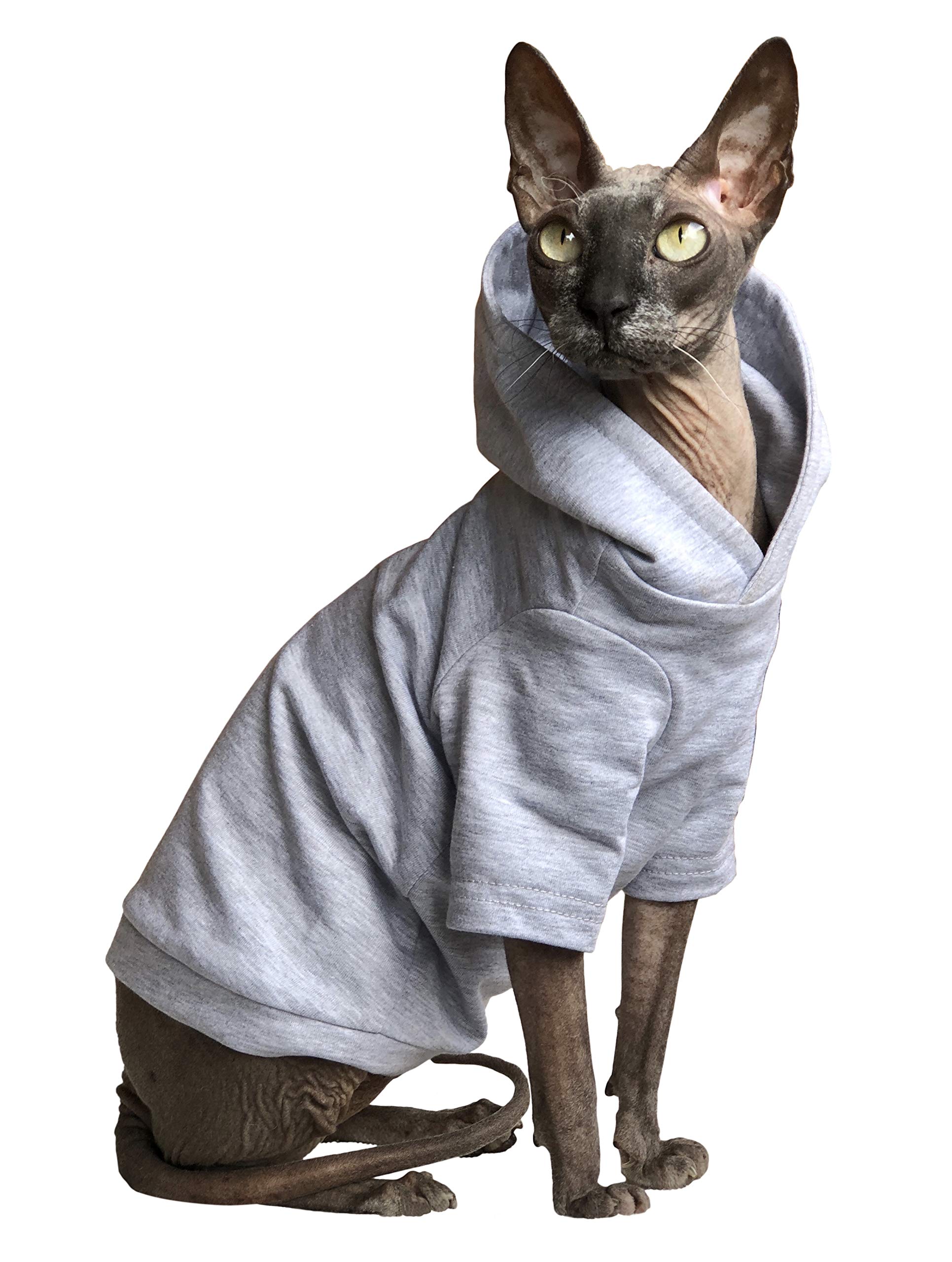 Cat Hoodie for Large Cats - Cozy & Stylish Pet Apparel for Indoor Comfort & Playtime