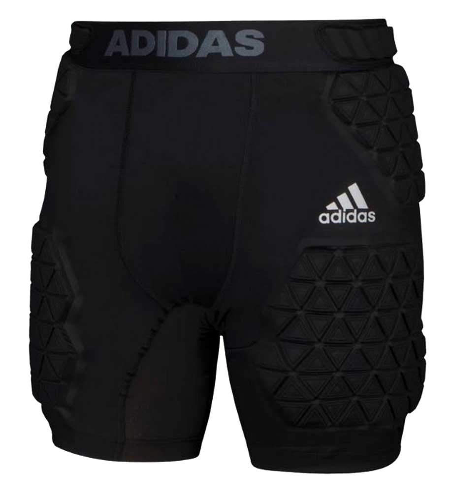 Adidas Alphaskin Force 5 Padded Compression Football Girdle Shorts for Men - Black (492BA) | Moisture-Wicking Performance Base Layer for Training & Games
