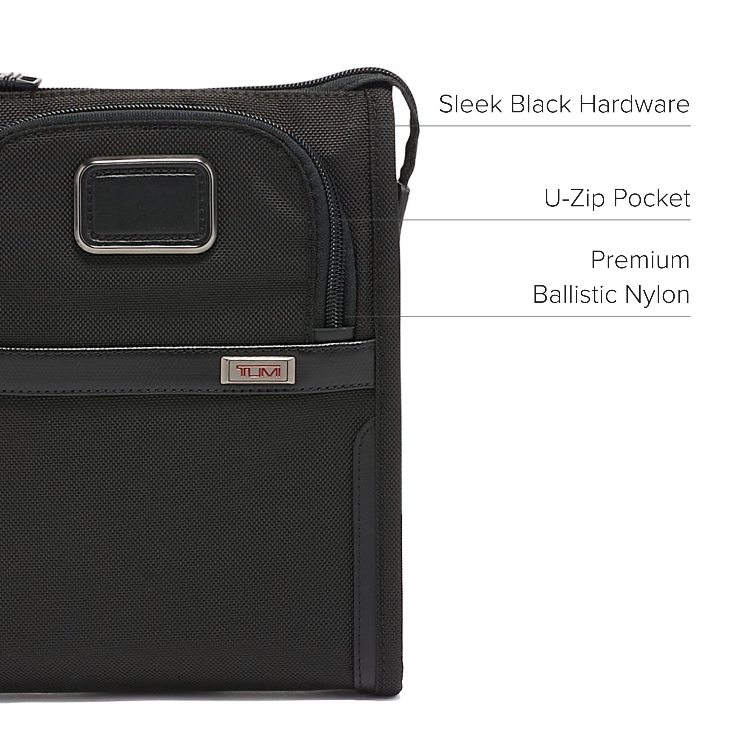 TUMI Alpha Pocket Bag - Compact Travel Crossbody Shoulder Bag for Men & Women - Perfect for Airports, Commuting & Everyday Carry