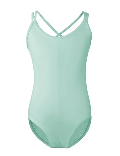 Green-lining-camisole Leotard