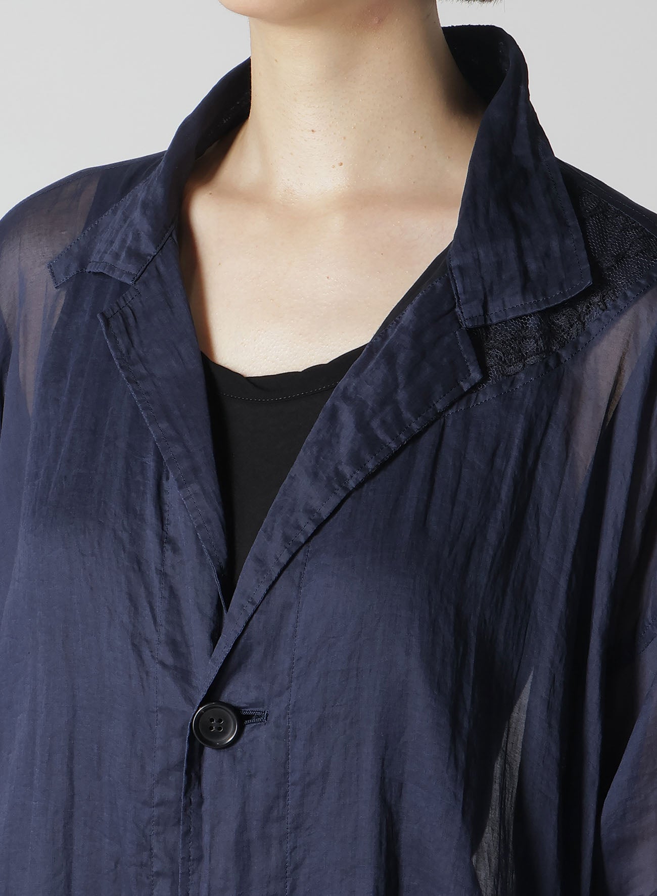 Elegant Cotton Organza Lawn Side Gather Detail Coat for Women | Lightweight Summer Jacket | Perfect for Weddings, Parties & Office Wear