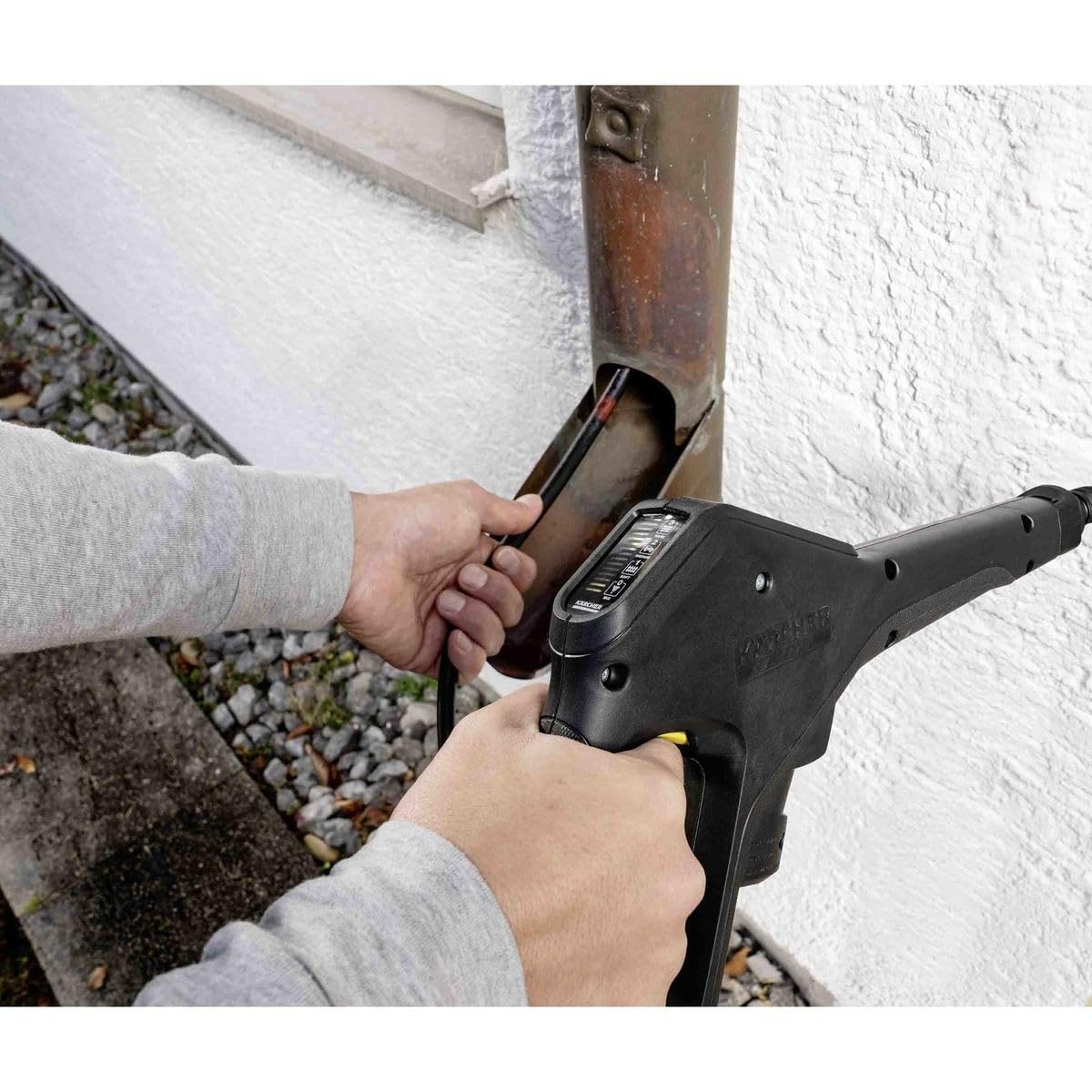 Kärcher 7.5m Pipe and Drain Cleaning Kit for K2-K7 Series Pressure Washers | High Pressure Hose Nozzle for Home & Garden Cleaning | Perfect for Driveways, Patios & Outdoor Surfaces