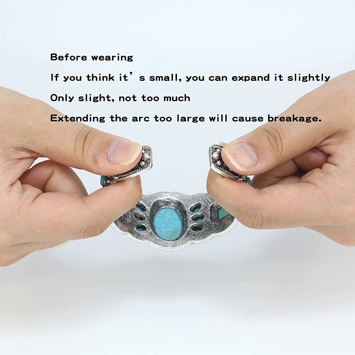 Antique Silver-Plated Heart Turquoise Bracelet for Women - Boho Fashion Jewelry Cuff Bangle - Perfect for Casual Wear, Parties & Gift Giving
