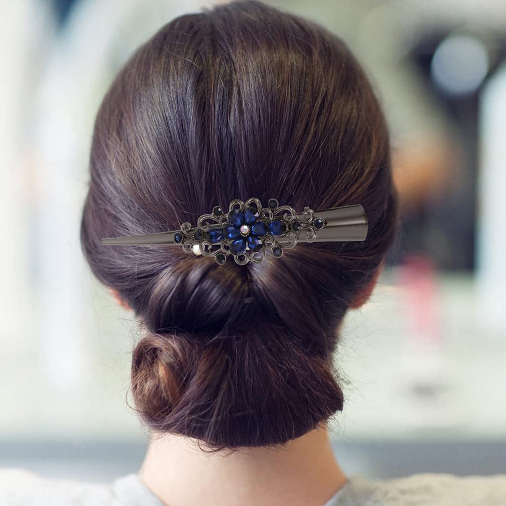 3pcs Vintage Hair Clips for Women & Girls - Retro Hair Tying & Sectioning Clips - Perfect for Styling, Braiding, and Salon Use