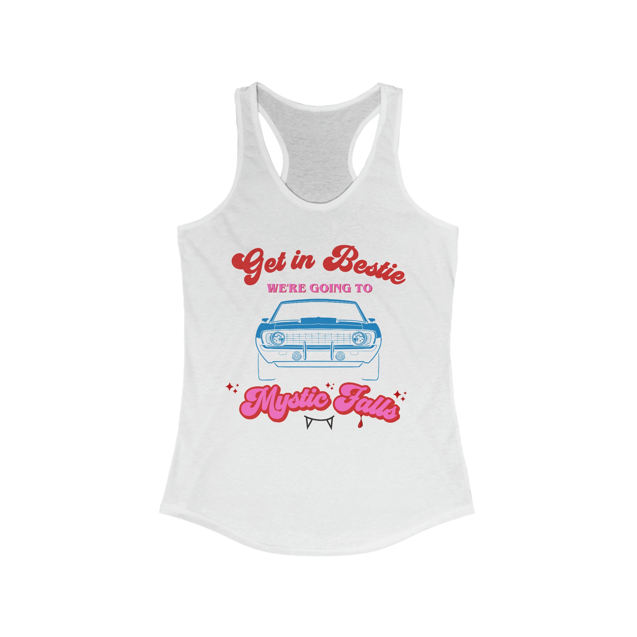 Mystic Falls Women's Tank Top - Soft & Breathable Summer Casual Wear for Outdoor Activities & Beach Vacations