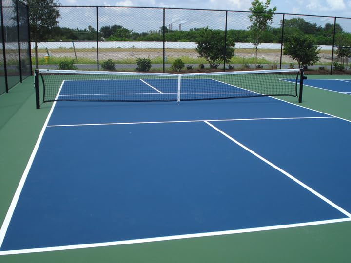 Ronan Sports Pickleball Stencil Kit with Paint - Continuous Line Design for Court Marking | Made in USA | Perfect for DIY Pickleball Court Painting & Home Court Setup
