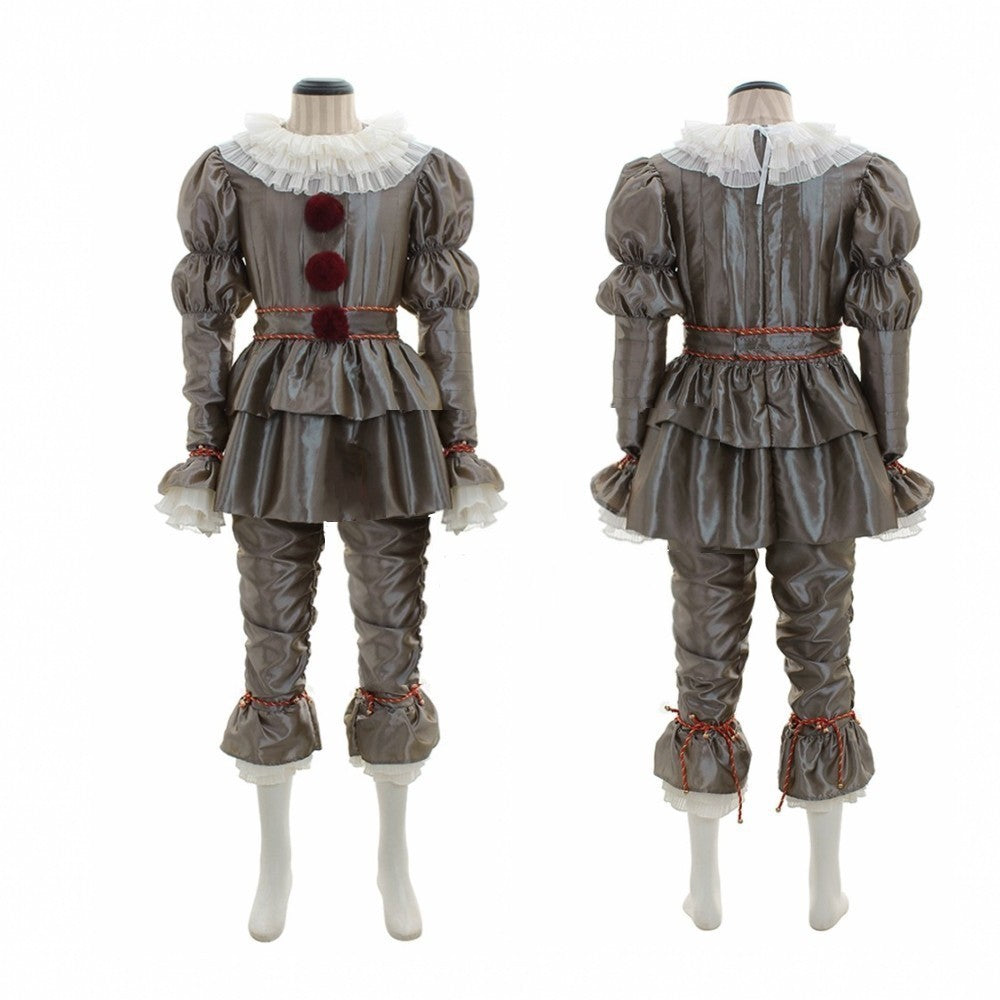 Scary Halloween Clown Costume for Adults - Spooky Party Outfit for Halloween, Cosplay & Themed Events
