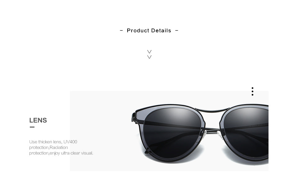 20/20 Women's Polarized Metal Frame Sunglasses P0877 - UV Protection, Lightweight & Stylish for Driving, Beach & Outdoor Activities