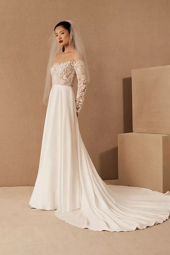 Jenny Yoo Bradley Gown - Elegant Wedding Dress for Brides | Perfect for Beach, Garden & Formal Weddings
