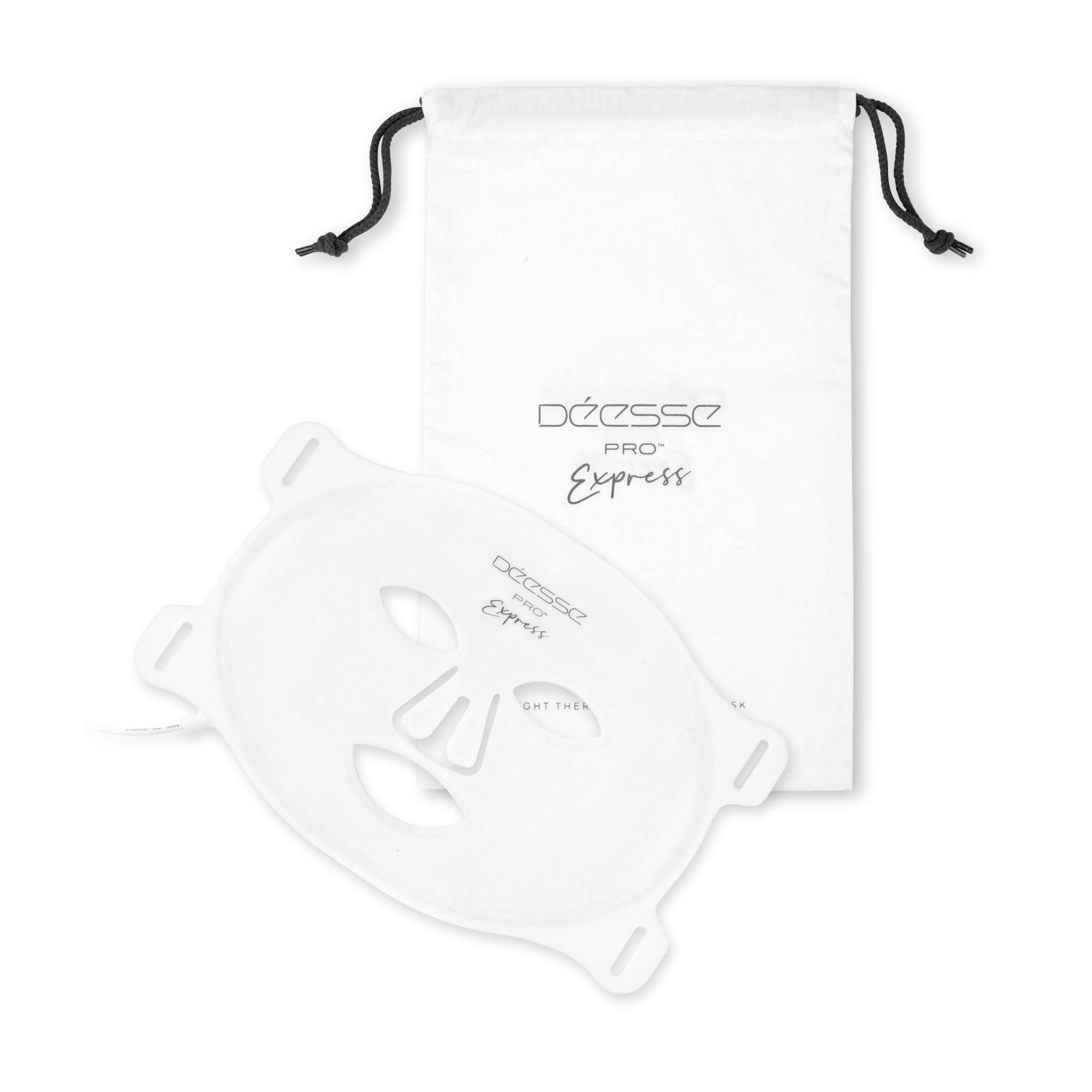 Déesse Pro LED Light Therapy Mask - Red & Blue Light Facial Skin Care for Acne, Wrinkles, Anti-Aging | At-Home Spa Treatment for Glowing Skin
