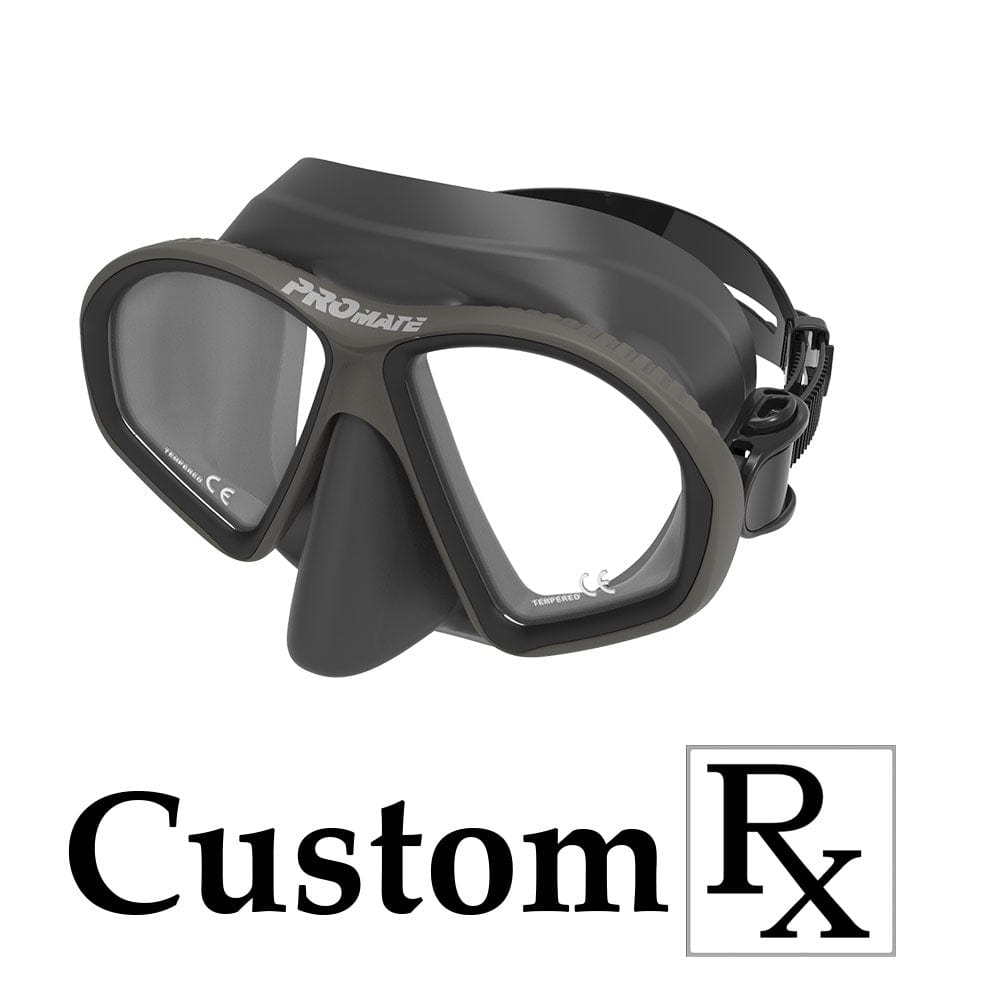 Custom Made Prescription Scuba Dive Snorkeling Mask for Adults - MK299 - Clear Vision Underwater for Swimming, Snorkeling & Scuba Diving