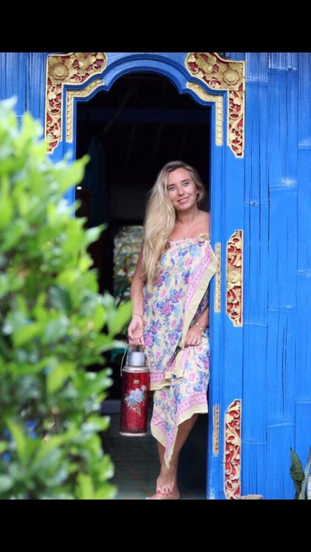 Hand Block Print Cotton Sarong - Lightweight Beach Wrap, Boho Skirt & Summer Cover-Up for Women | Perfect for Beach, Pool, Yoga & Vacation