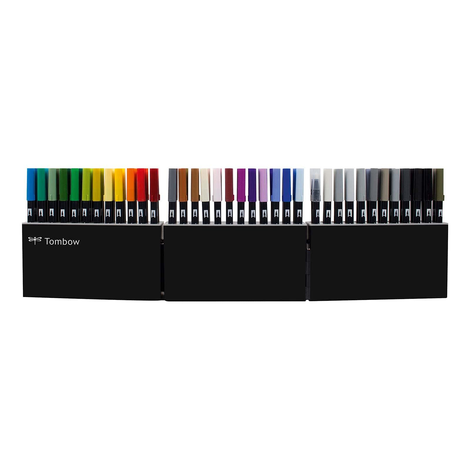 Tombow ABT-108C Dual Brush Pen Set with 107 Colors & Blender - Perfect for Calligraphy, Hand Lettering, Coloring & Art Projects