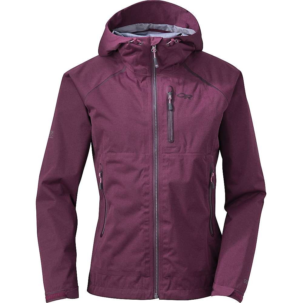 Outdoor Research Women's Clairvoyant Jacket - Waterproof Hiking Raincoat for Outdoor Adventures, Camping & Travel