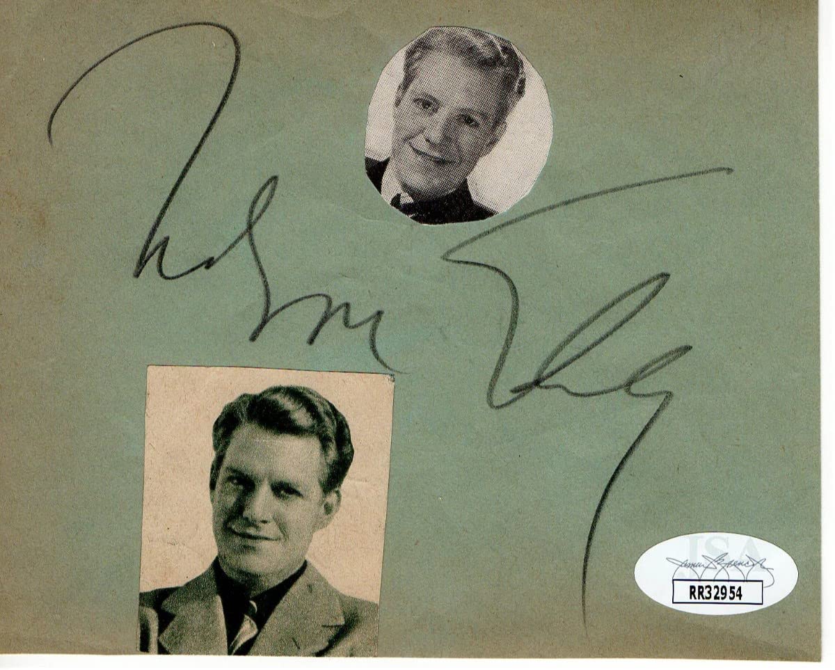 Nelson Eddy Autographed Paper Cut Signature - JSA Certified (RR32954) - Rare Collectible for Music & Film Memorabilia Fans - Perfect for Framing & Display in Home or Office