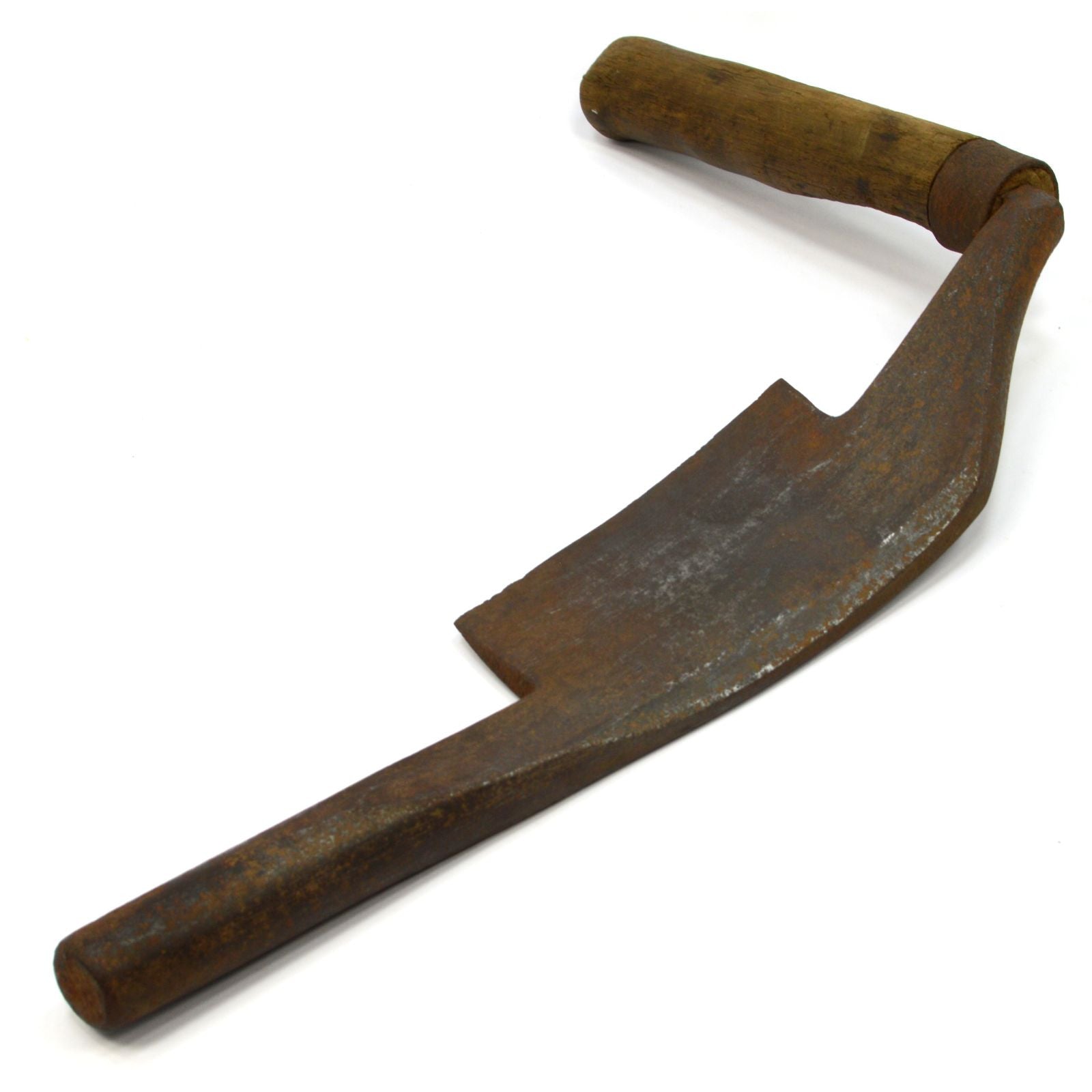 Antique COOPERS CHAMFER DRAW KNIFE by L&I.J WHITE - L Shaped 5 CURVED BLADE c1837 - Vintage Woodworking Tool for Barrel Making & Carpentry Projects