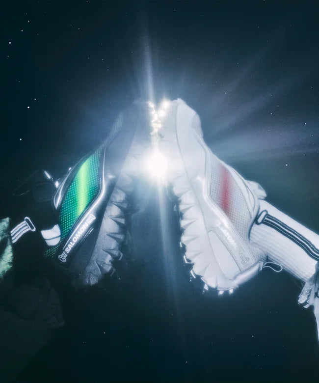 ARIES X SALOMON SNOWCLOG Waterproof Winter Boots - Lunar Rock, Shocking Orange, FTW Silver | Outdoor Snow Hiking & Cold Weather Fashion