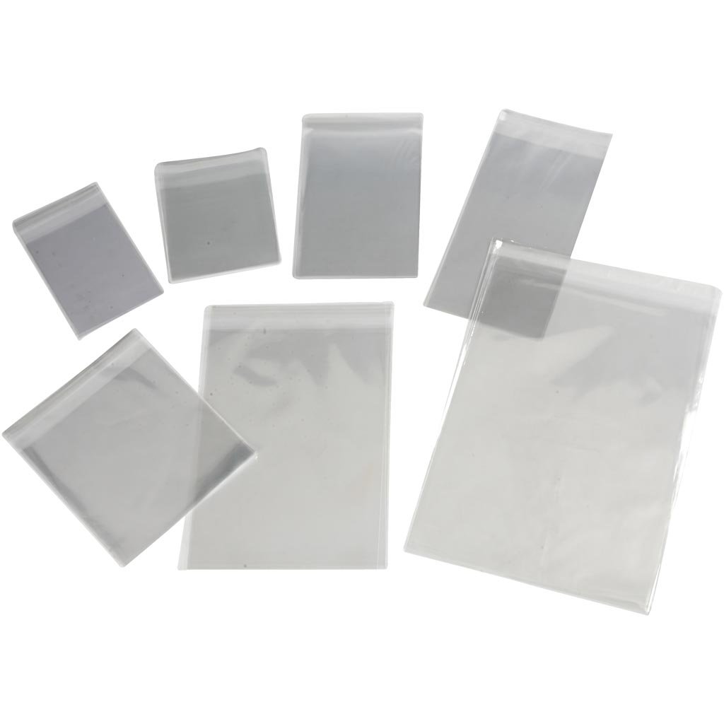 Premium Cellophane Bags Variety Pack - 1400 Pcs for Gift Wrapping, Party Favors & Retail Packaging | Clear Plastic Bags for Candy, Cookies, Jewelry & Small Items | Perfect for Weddings, Birthdays & Business Use