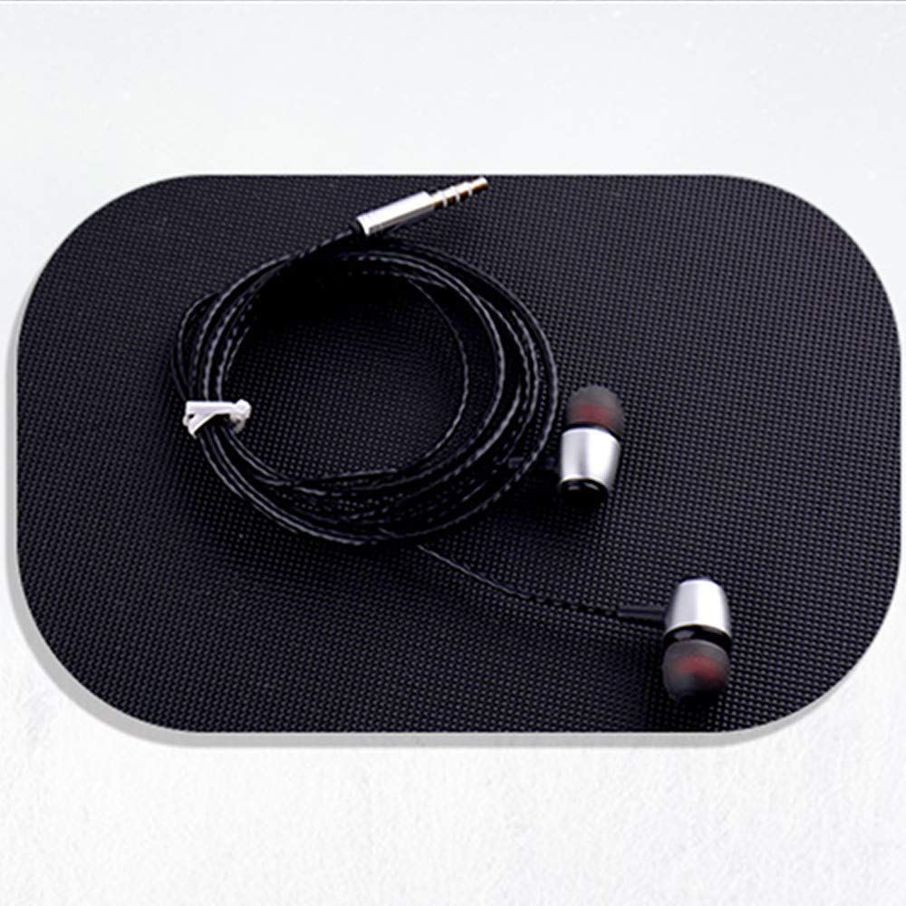 JacobsParts 2-Pack Noise Isolating In-Ear Headphones with Built-in Mic & Volume Control - Red | Perfect for Running, Gym Workouts & Commuting