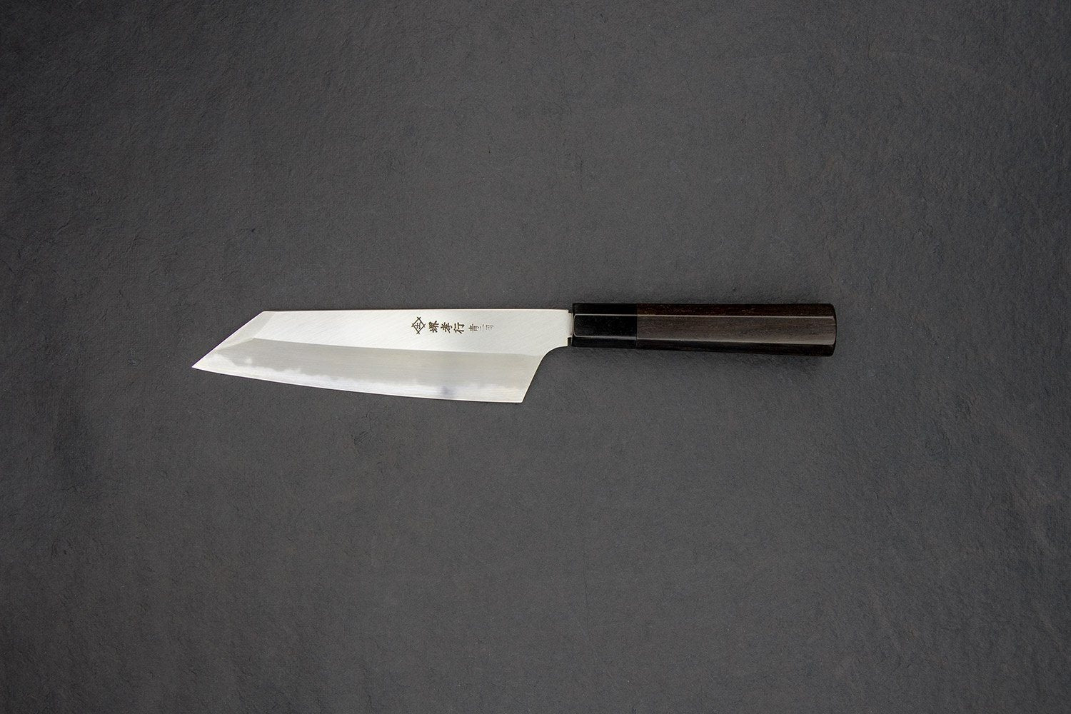 Premium Sakai Takayuki Homura by Itsuo Doi 195mm Kengata Santoku Knife - Japanese Damascus Steel Kitchen Knife for Slicing, Dicing & Chopping Vegetables, Meat & Fish
