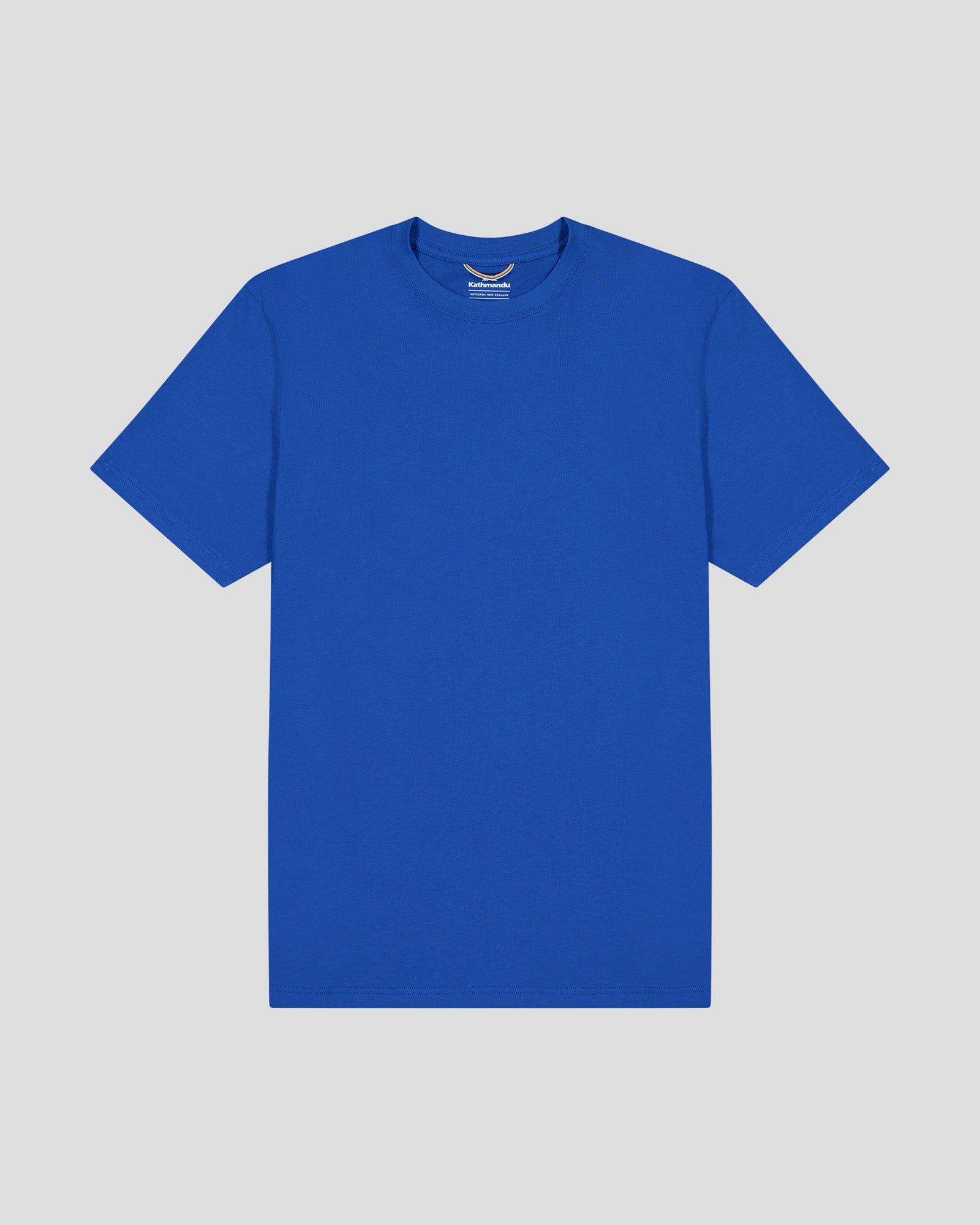 Premium Men's Solid Organic Cotton T-Shirt - Soft Breathable Tee for Casual Wear & Everyday Comfort - Peak Blue